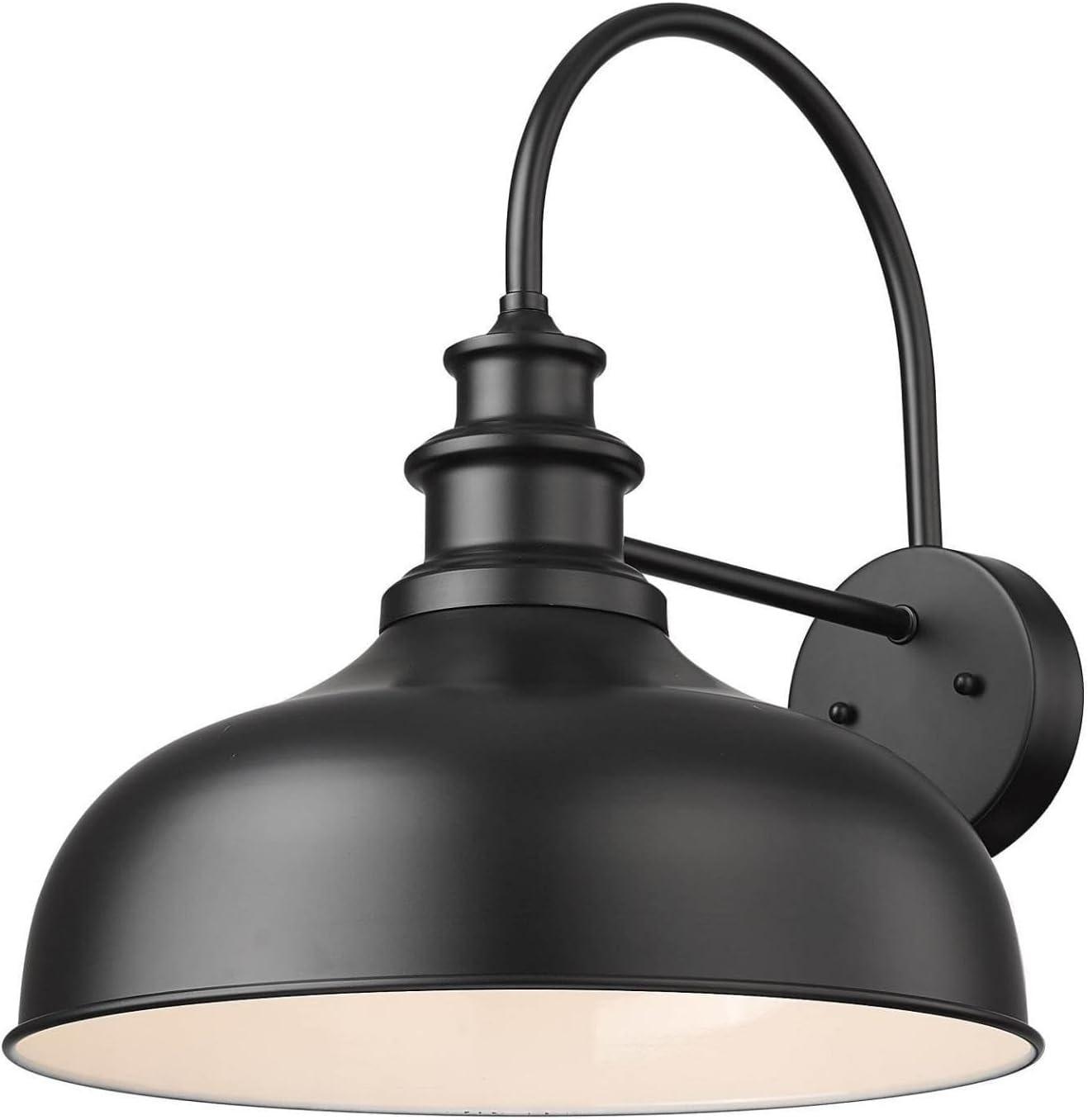 16 Inch Large Dome Farmhouse Exterior Wall Mount Light