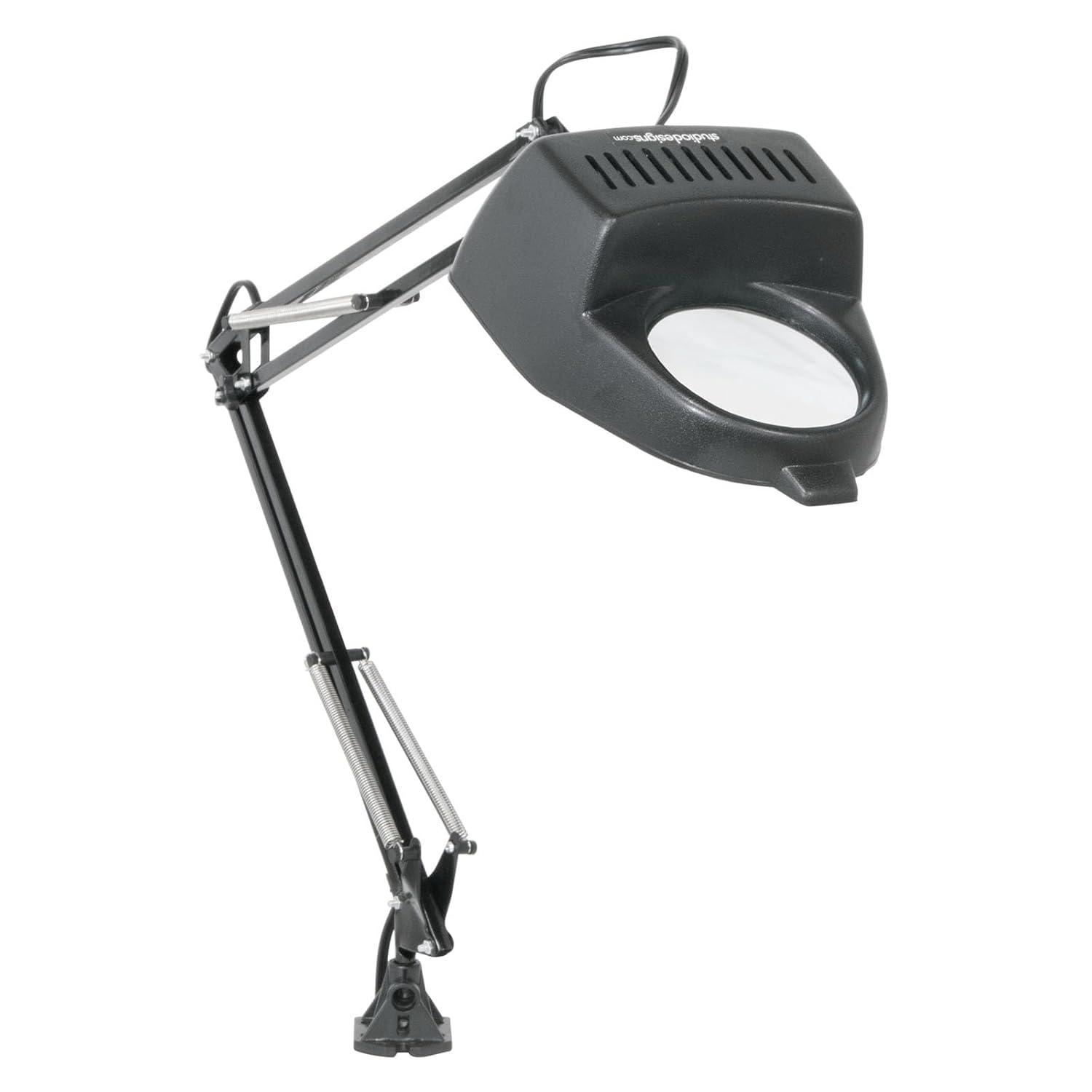 Studio Designs Magnifying Lamp with LED Bulb for Crafts, Sewing and Hobbies - Black