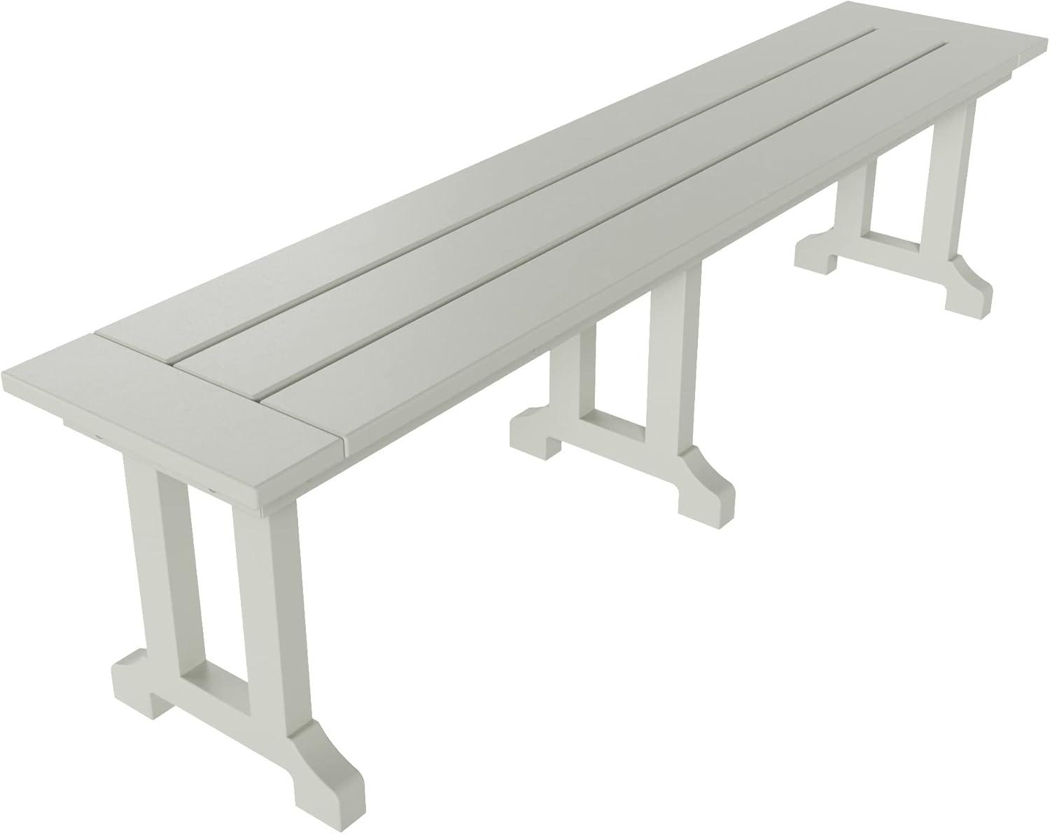 WestinTrends  Outdoor Patio Dining Bench, Sand