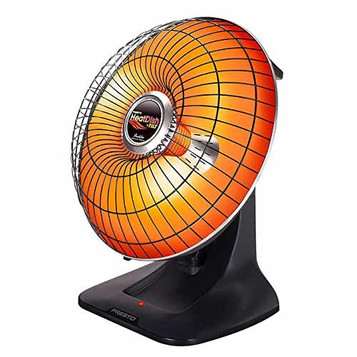 SGCoffee Heatdish Black 1500W Electric Parabolic Heater