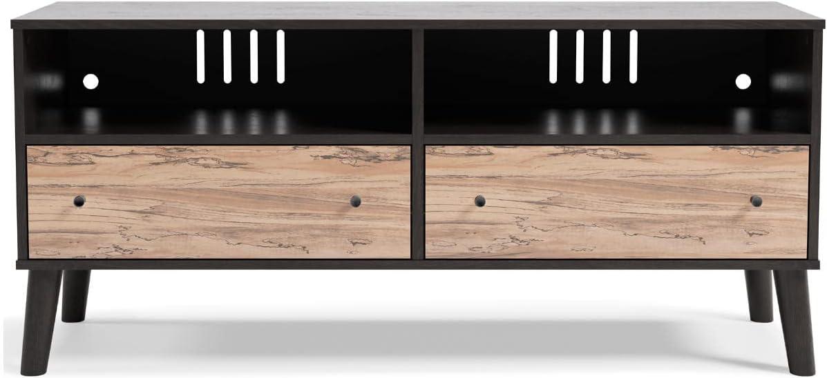 Signature Design by Ashley Contemporary Piperton Medium TV Stand Two-tone