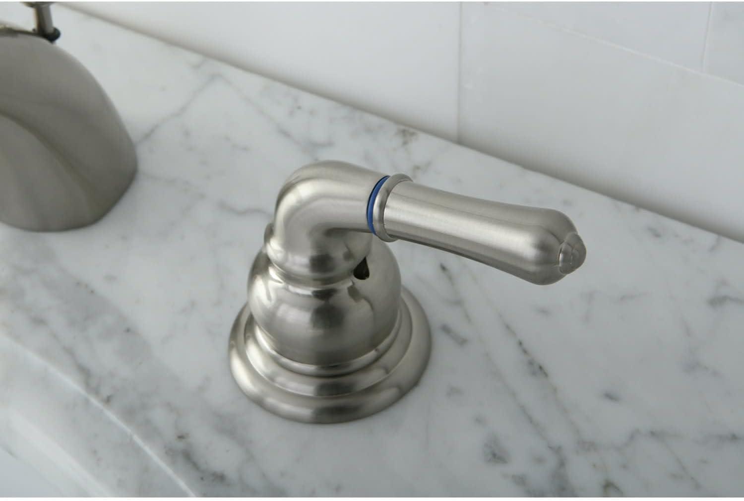 Kingston Brass KB954 Magellan Mini-Widespread Bathroom Faucet, Polished Chrome/Polished Brass