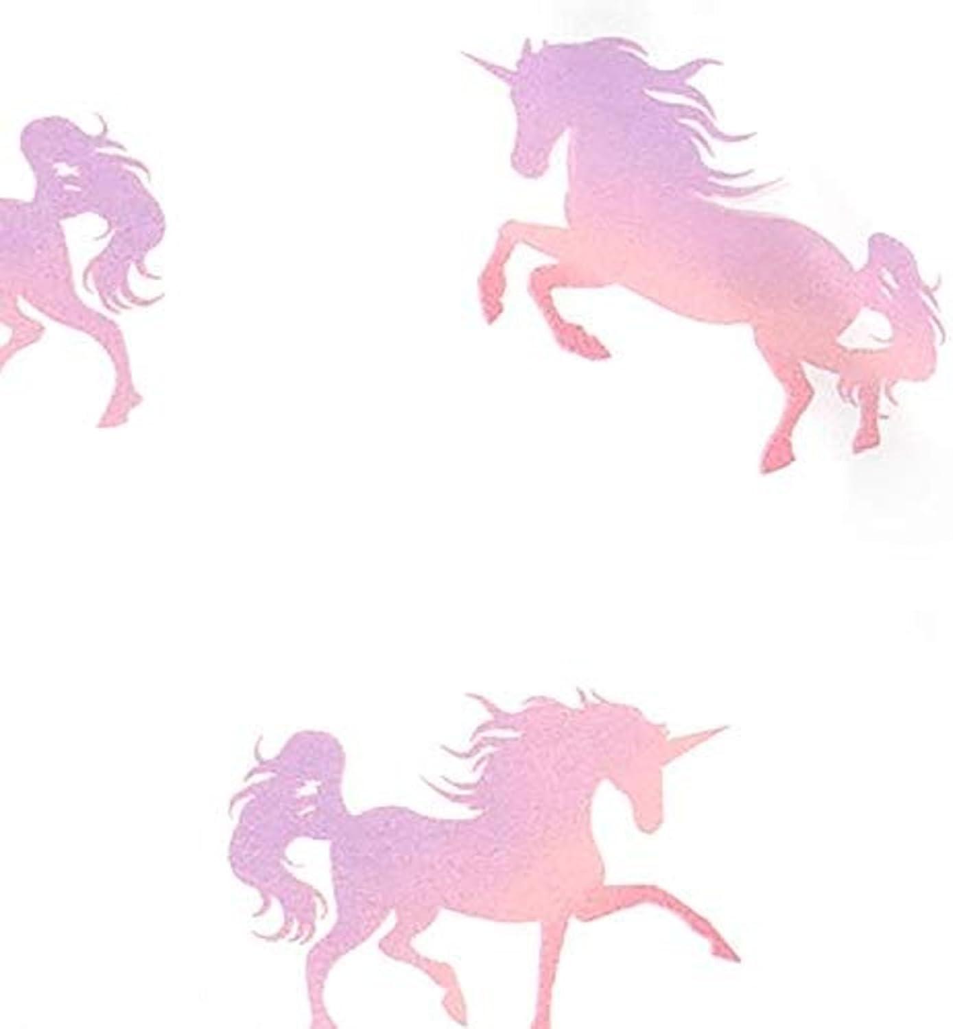 Tadpoles 4-Piece Shaded Unicorn Sheet Set | 1 Full Flat Sheet, 1 Full Fitted Sheet & 2 Queen Pillowcases