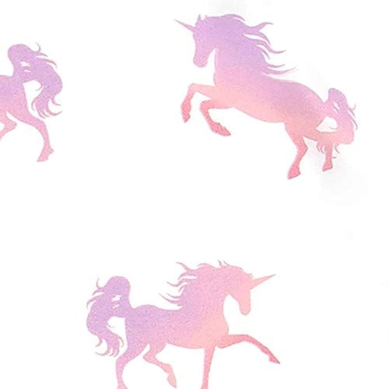 Tadpoles 4-Piece Shaded Unicorn Sheet Set | 1 Full Flat Sheet, 1 Full Fitted Sheet & 2 Queen Pillowcases