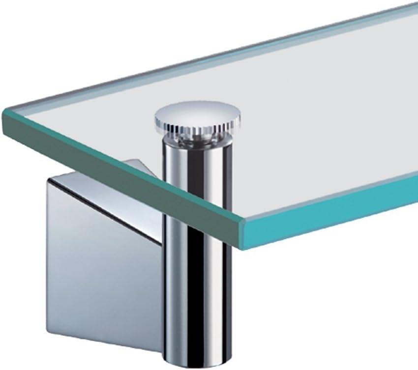 Bleu Wall Mount Rectangle Tempered Glass Shelf | Floating Shelf