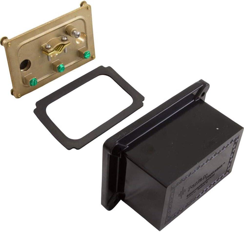 Pentair Junction Box Lexan 3 1-2in. Ports Black 78310500