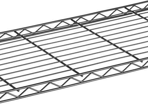 Whitmor Supreme 3 Tier Wire Shelving Black, 350 lb Capacity