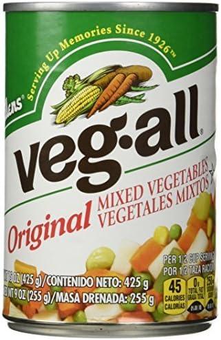 Veg-All Original Mixed Vegetables, 15 oz Can - Pack of 6
