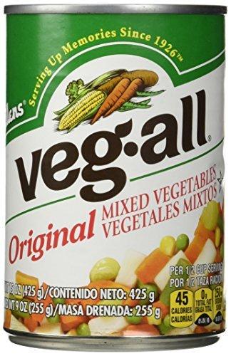 Veg-All Original Mixed Vegetables, 15 oz Can - Pack of 6