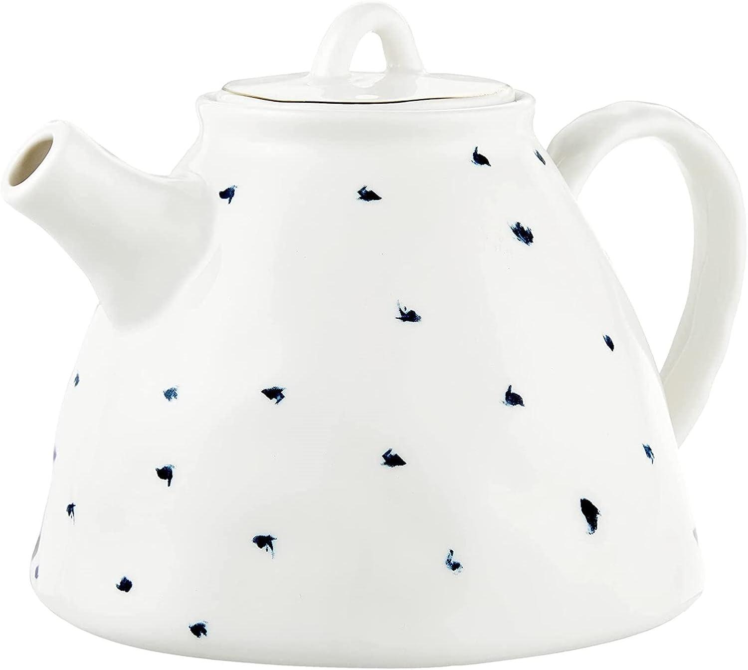 Blue Bay 32 -oz. Porcelain Teapot