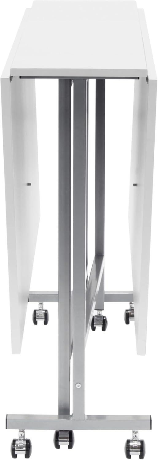 Sew Ready 58.75'' x 36.5'' Foldable Craft Table with Wheels