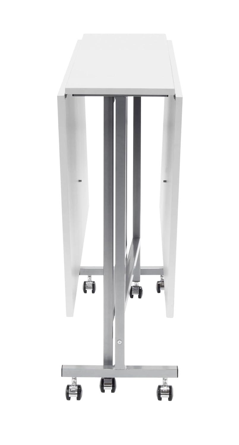 Sew Ready 58.75'' x 36.5'' Foldable Craft Table with Wheels