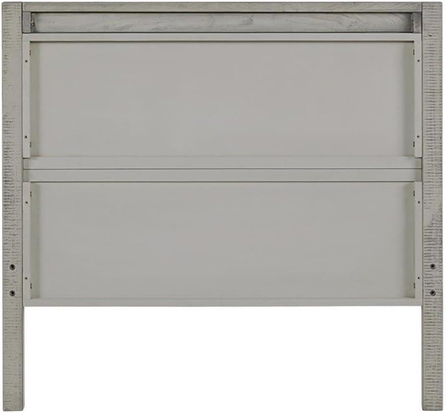 Alaterre Windsor Wood Farmhouse Industrial Bohemian Style 3 Pc Bedroom Set With Slat Twin Bed 2 Nightstands