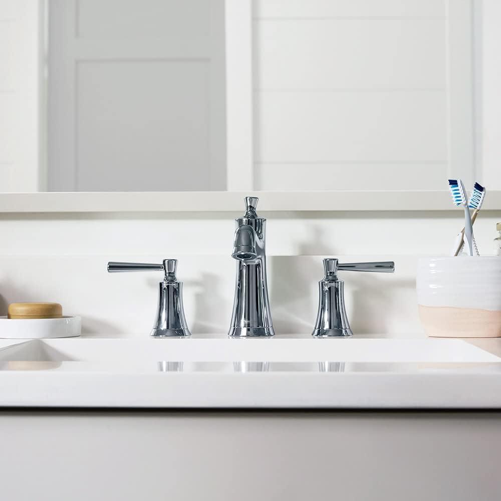 Joleena Widespread Bathroom Faucet with Drain Assembly