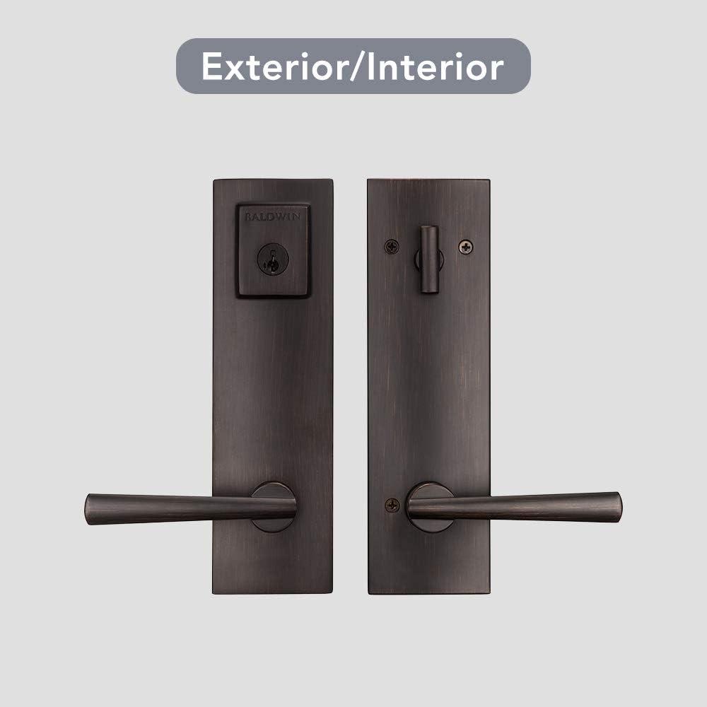 Prestige Complete Entry Lever Set with Single Cylinder Deadbolt and Door Lever