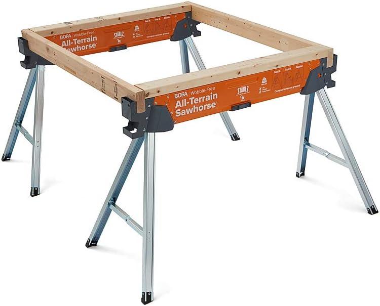 31.5 in. H Steel All Terrain Sawhorse (2-Pack)