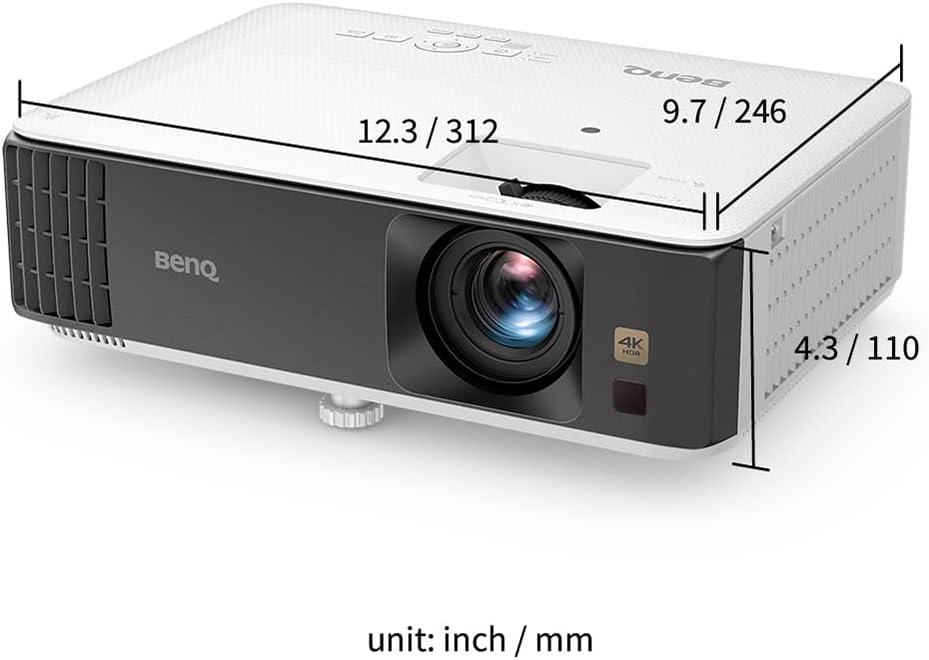 BenQ 3200-Lumen XPR 4K UHD Home Theater DLP Projector, White