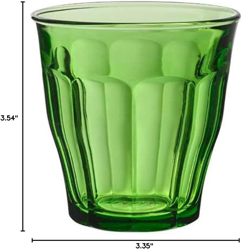 Assorted 8.375oz Tempered Glass Tumblers Set of 4