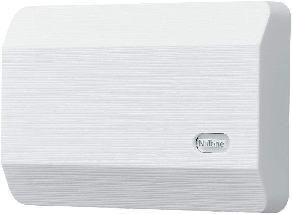 Nutone LA11WH Decorative Wired Two-Note Door Chime, White Textured Finish