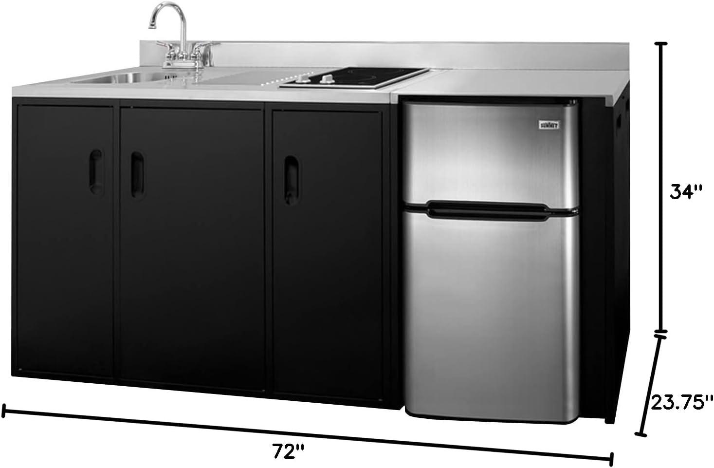 Summit Appliance Summit Appliance 3.2 Cubic Feet cu. ft. Mini Fridge with Freezer Kitchenette