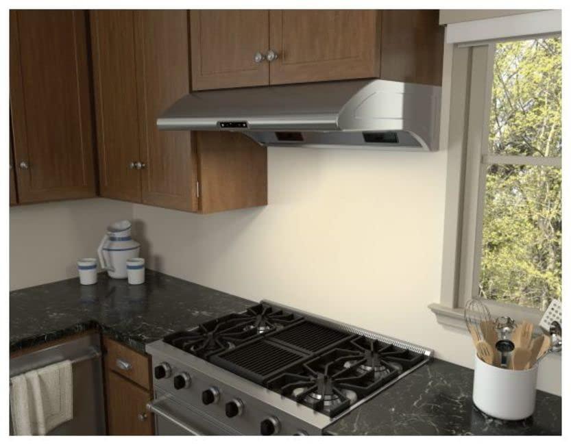 Core Zephyr 36" 850 CFM Under Cabinet Mount Range Hood with LED Lighting