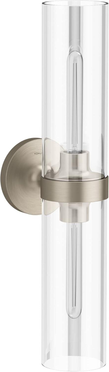 Purist™ 2 Light Indoor Bathroom Vanity Light Fixture, UL Listed