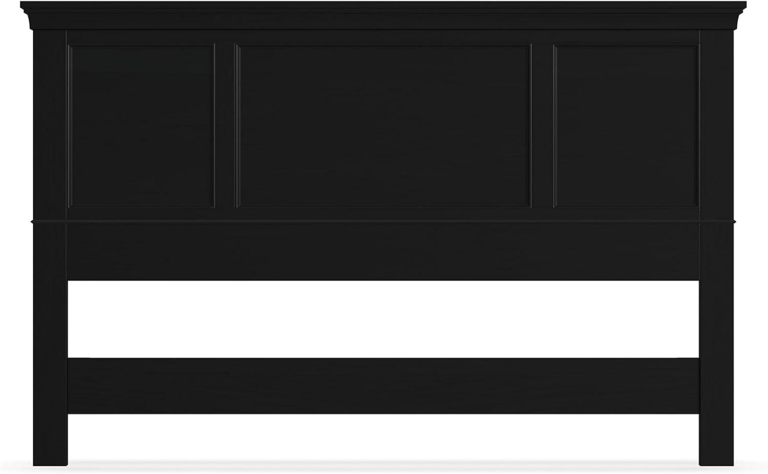 Homestyles Bedford Wood King Headboard in Black