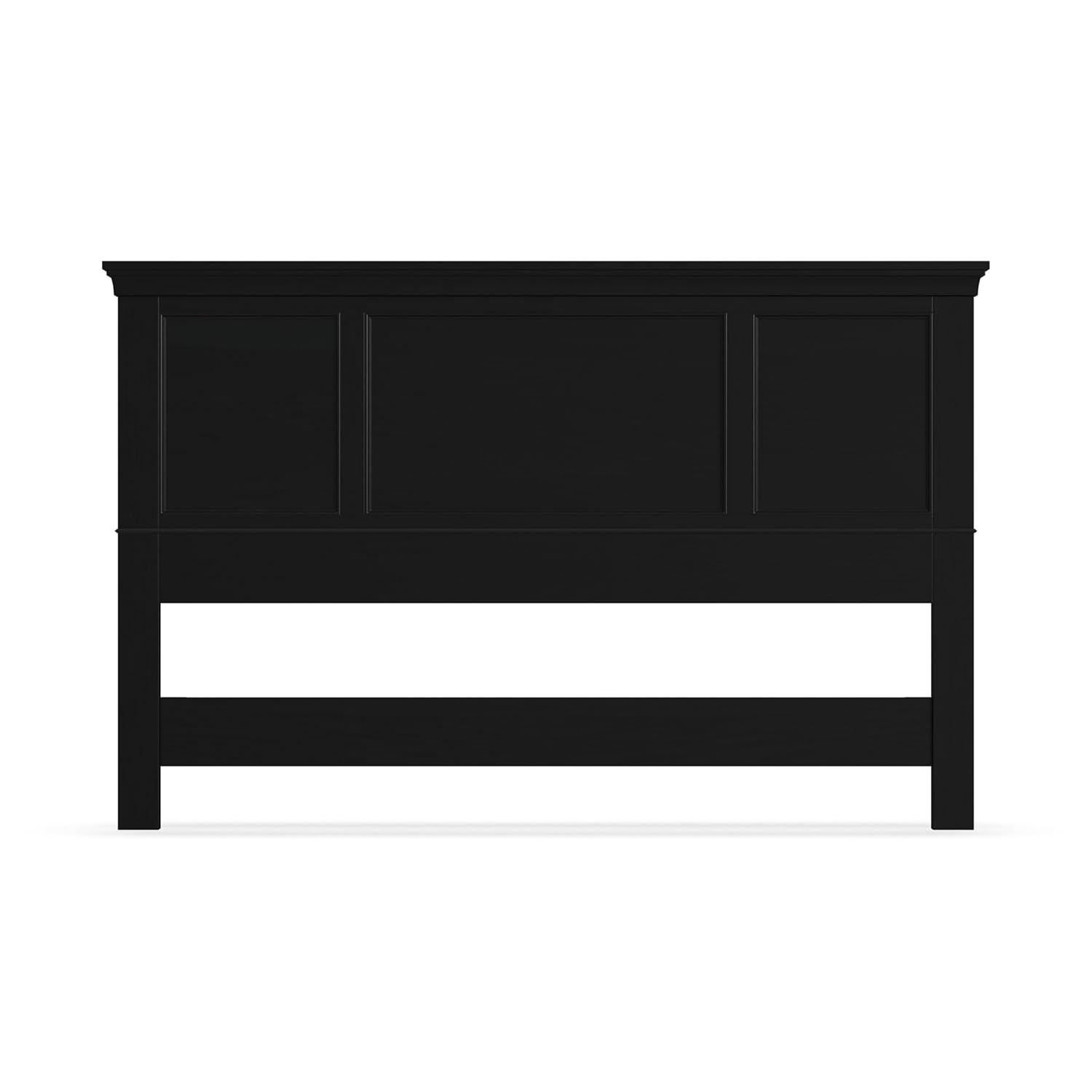 Homestyles Bedford Wood King Headboard in Black