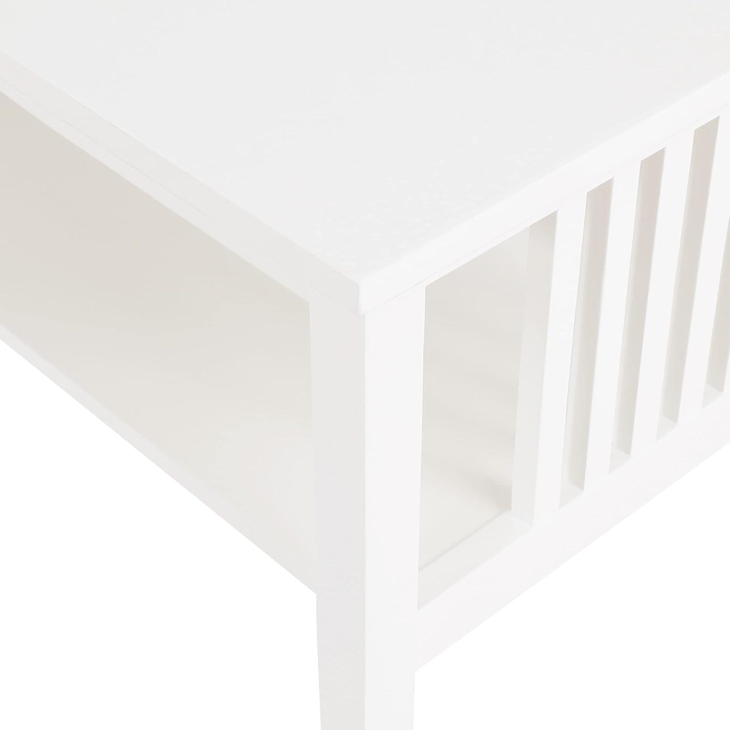 Sierra Coffee Table Engineered Wood in White Finish