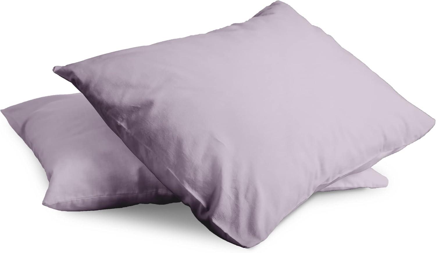 Superity Linen Queen Pillow Cases  - 2 Pack - 100% Premium Cotton - Open Enclosure