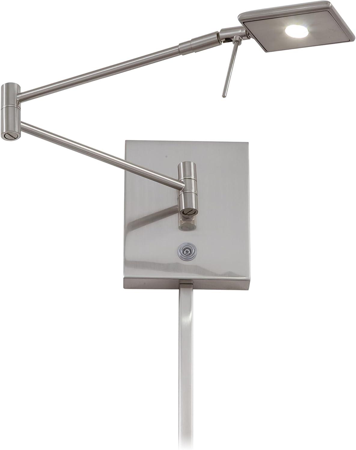 George Kovacs Lighting 1 - Light Swing Arm Lamp in  Brushed Nickel