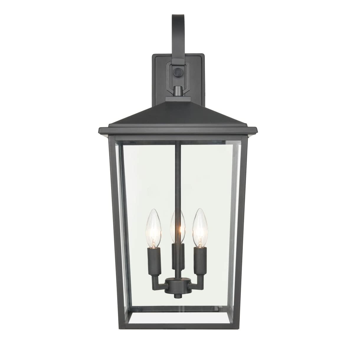 Messerly 3 Light 24" Tall Outdoor Wall Sconce