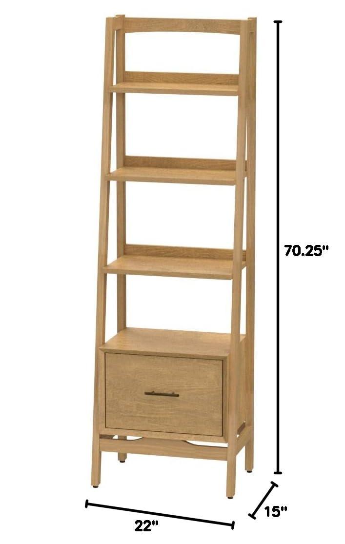 Stiles Narrow Etagere Bookcase