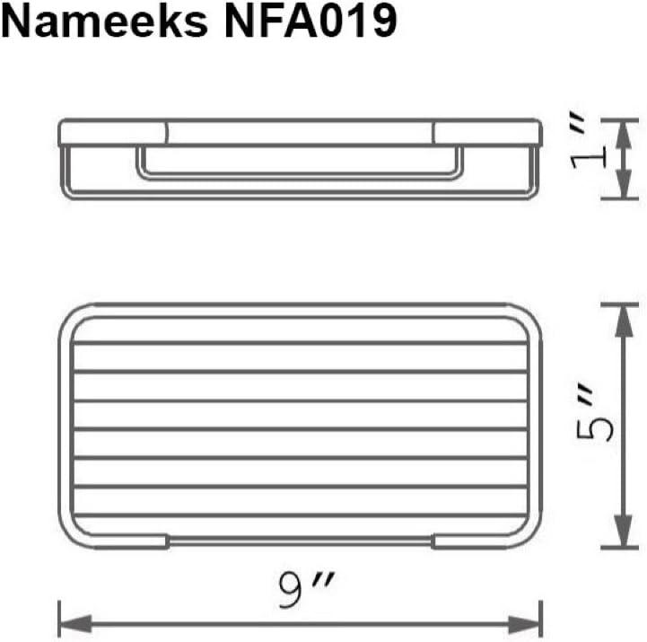 Nameeks Nfa019 General Hotel 9" Wall Mounted Shower Basket - Chrome