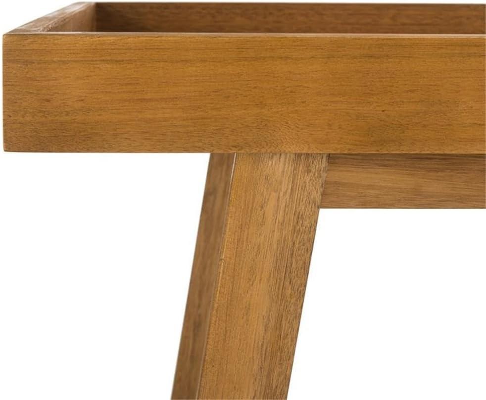 Renzo Indoor/Outdoor Serving Cart PAT7032 - Natural - Safavieh