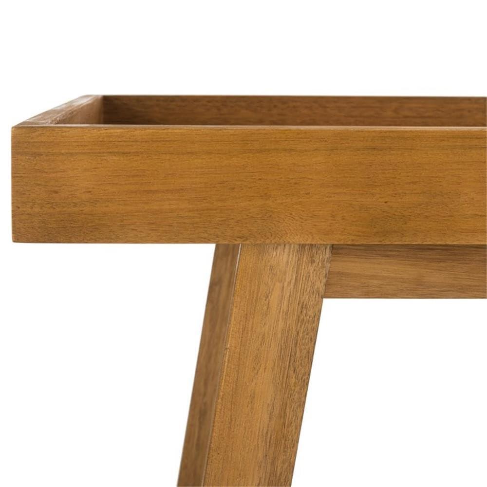 Renzo Indoor/Outdoor Serving Cart PAT7032 - Natural - Safavieh