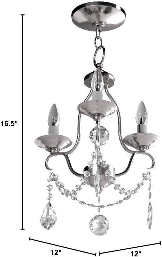 Livex Lighting Chesterfield 3 - Light Chandelier in  Brushed Nickel