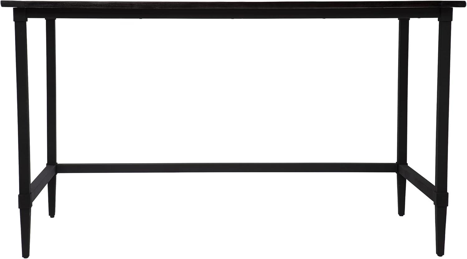 SEI Furniture Lawrenny Contemporary Reclaimed Wood Desk in Black