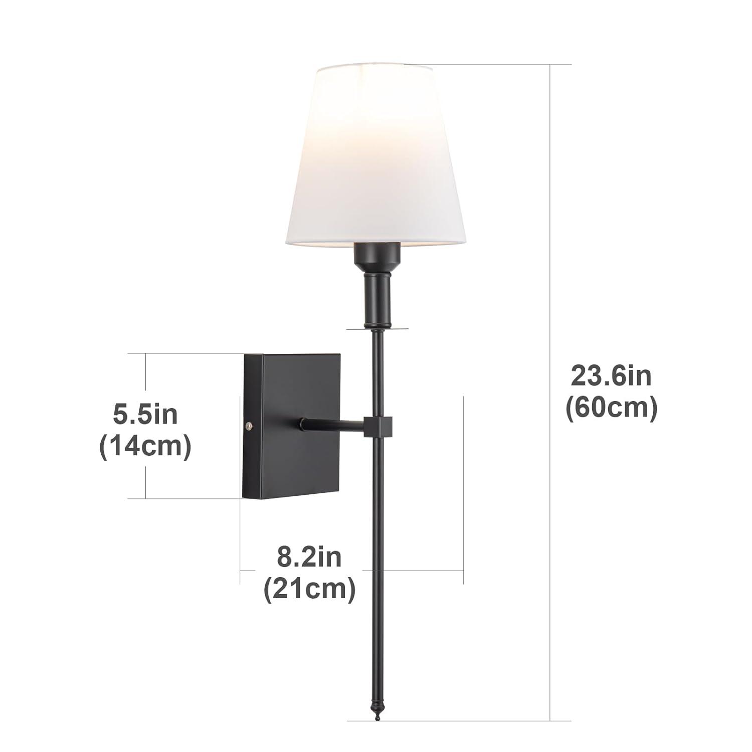Battery Operated Black Wall Sconce Set Of 2,not Hardwired Fixture Wireless Wall Light ,dimmable Picture Sconces Cordless ,Easy To Install Battery Powered Lamp,for Bedroom, Lounge, Farmhouse Gallery