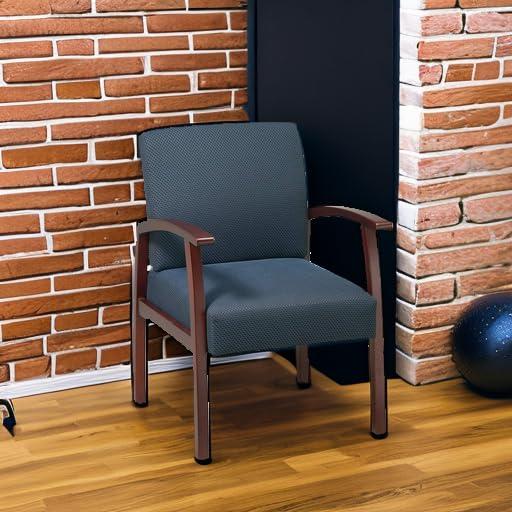 Lorell, Deluxe Guest Chair, 1 Each, Midnight Blue