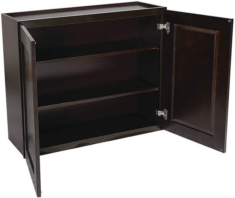 Design House Brookings Mueble de Pared Agitador de 3336 Pulgadas, Marrón, sin Montar, 33 X 36 Pulgadas