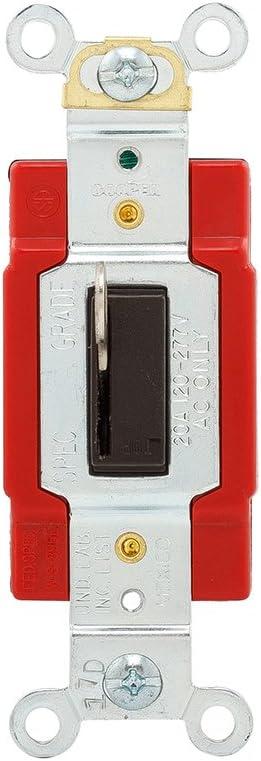 Industrial Grade Red and Black Locking Toggle Switch