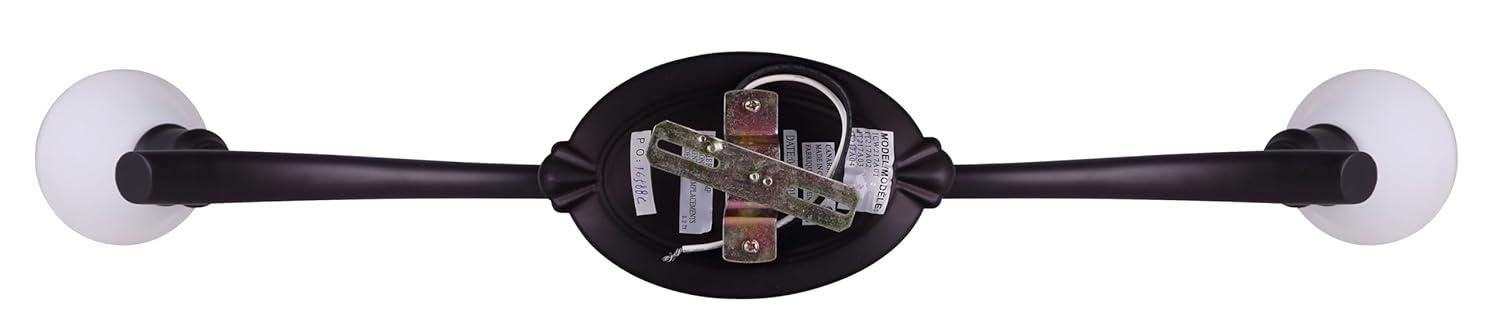 Addison 23.5'' Oil Rubbed Bronze Track Lighting with White Opal Glass