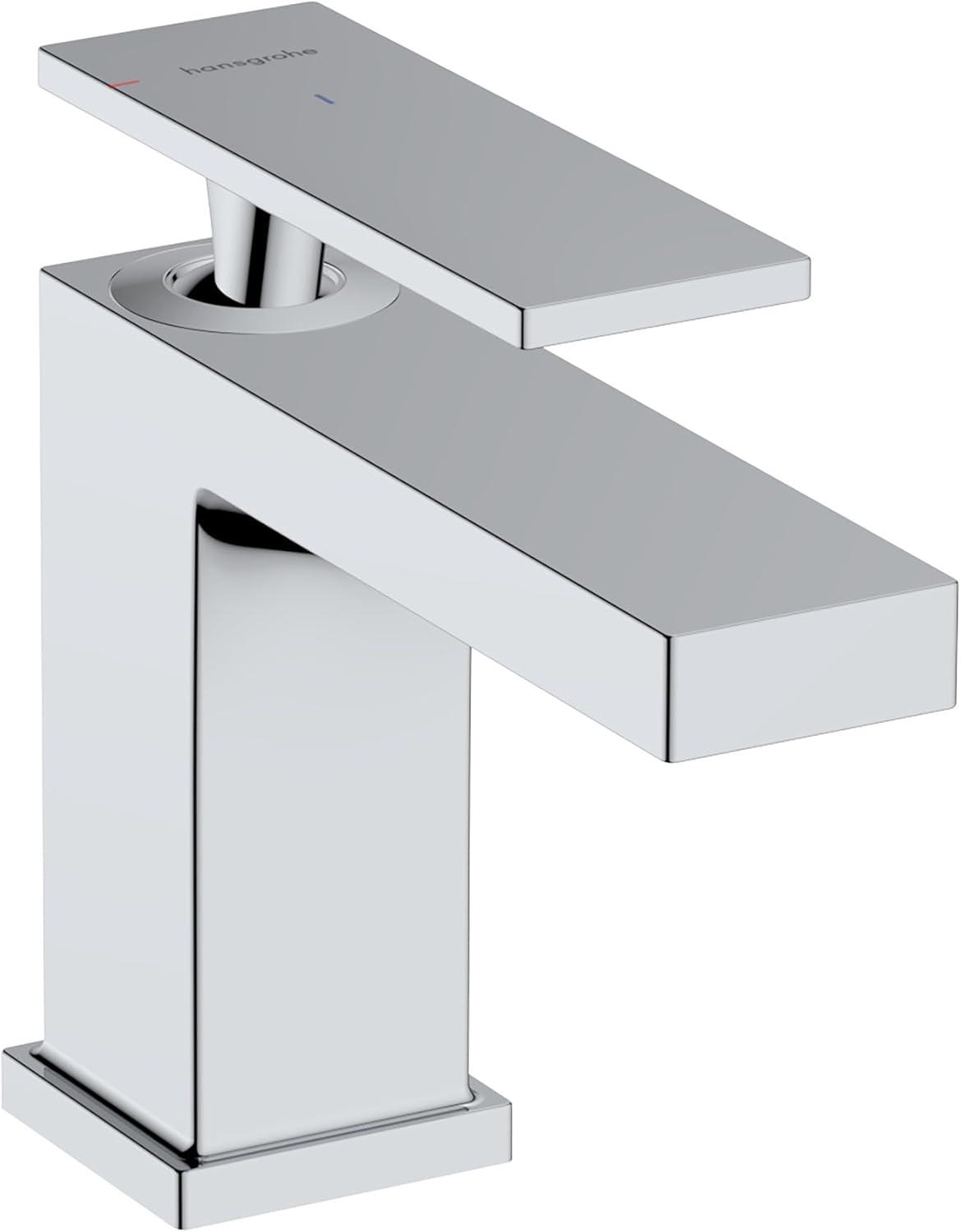 hansgrohe Tecturis E Single-Hole Faucet 80 with Pop-Up Drain, 1.2 GPM