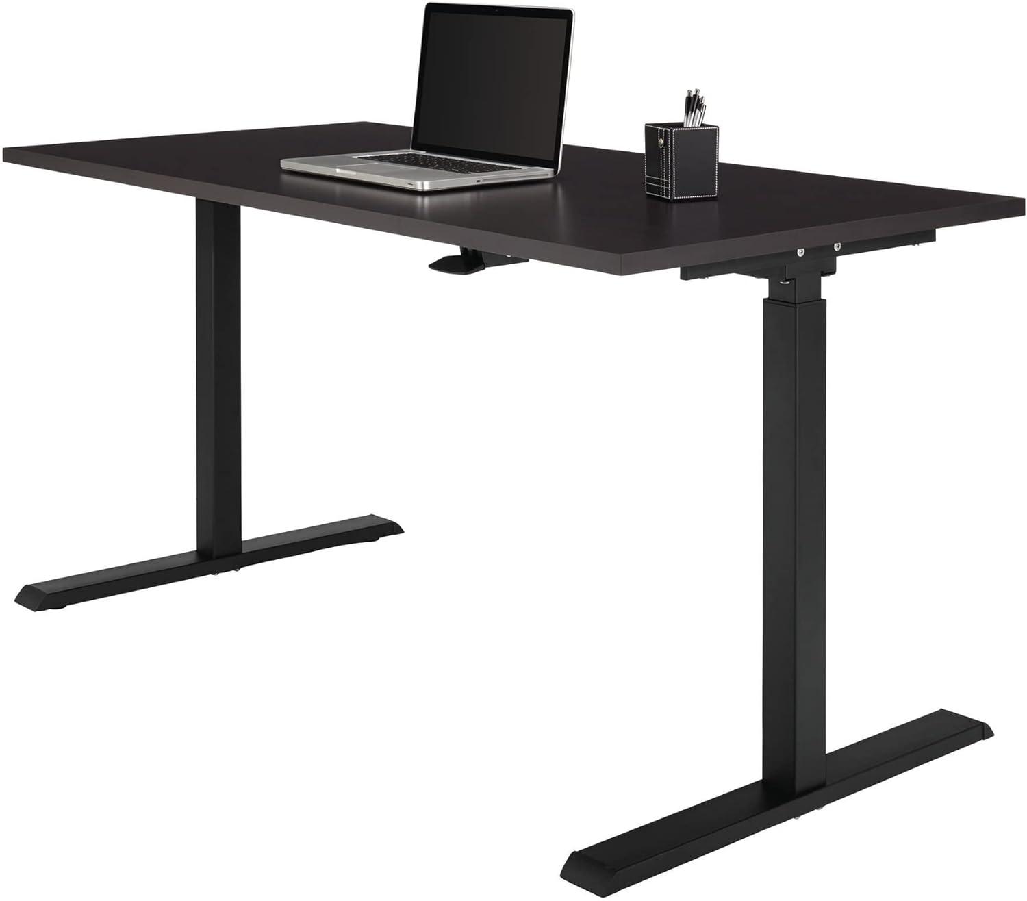 Magellan Espresso 60" Wood Pneumatic Adjustable Standing Desk