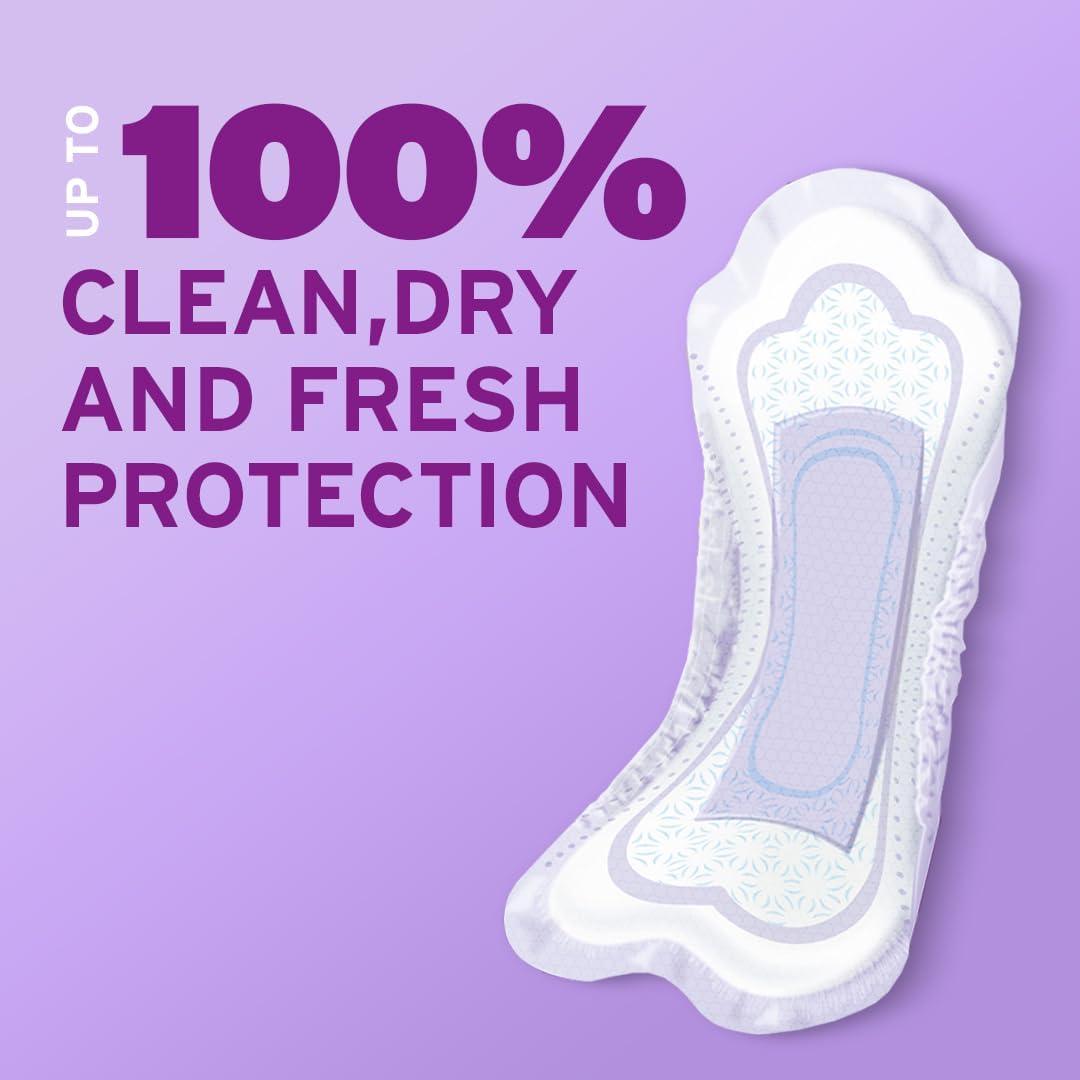 Poise Incontinence Pads for Women, 6 Drop Ultimate Absorbency, Long Length, 45 Count