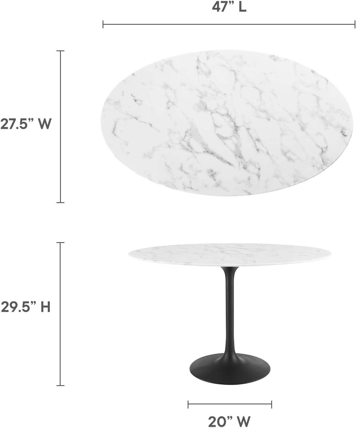 Modway Modway Lippa 48" Oval Dining Table