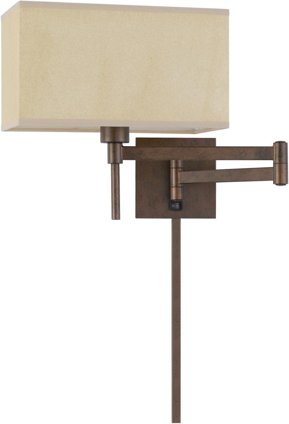 Cal Lighting Robson Wall Swing Arm Reading Lamp