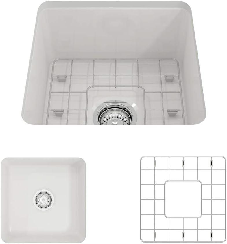 Sotto 18'' L Single Bowl Fireclay Kitchen Sink