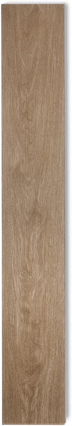 Light Brown Matte Vinyl Wide Plank Flooring